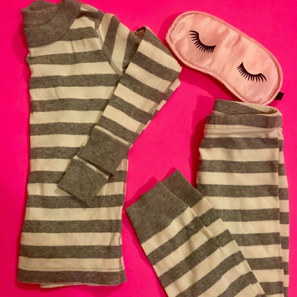 NWOT Hanna Anderson stripes PJ set